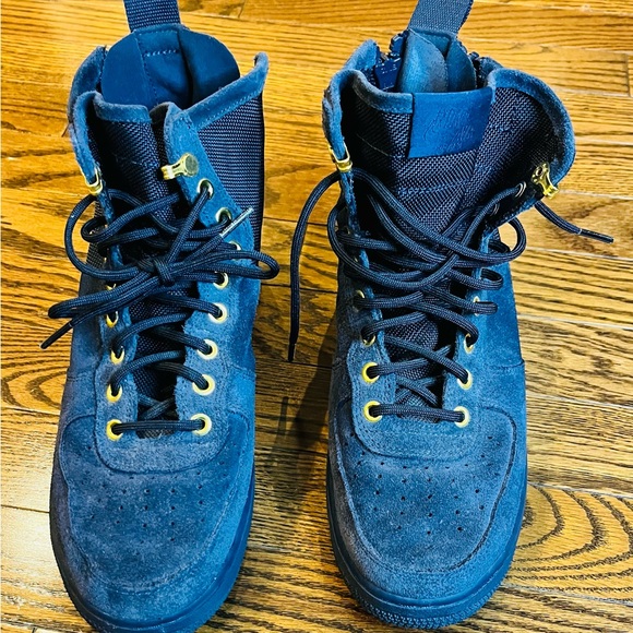 Nike SF Air Force 1 Mid Urban Utility Navy Suede (Men’s 8 / Women’s 9.5) EU41 - Picture 14 of 14